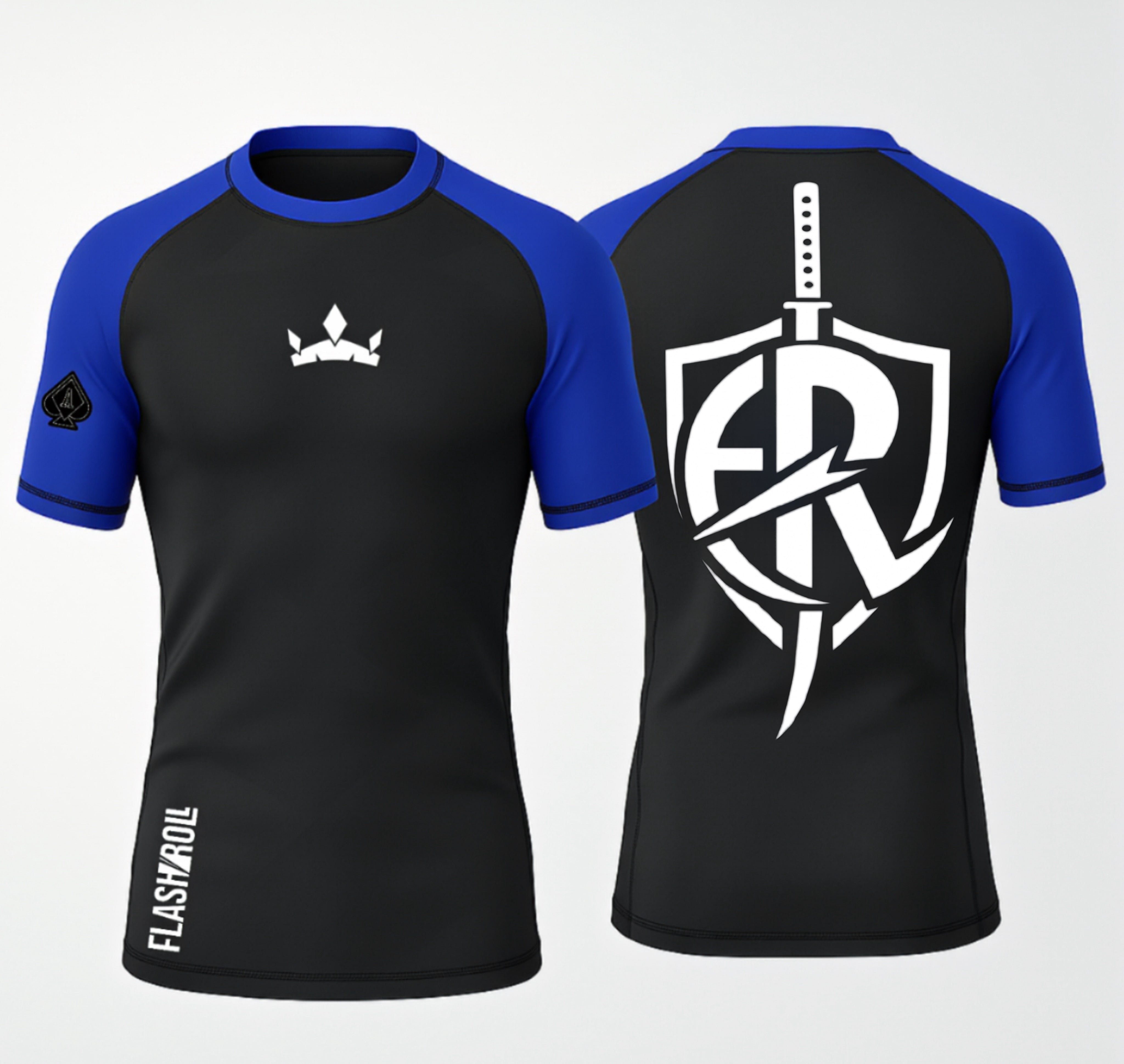 FLASH ROLL - RASHGUARD - BLEU