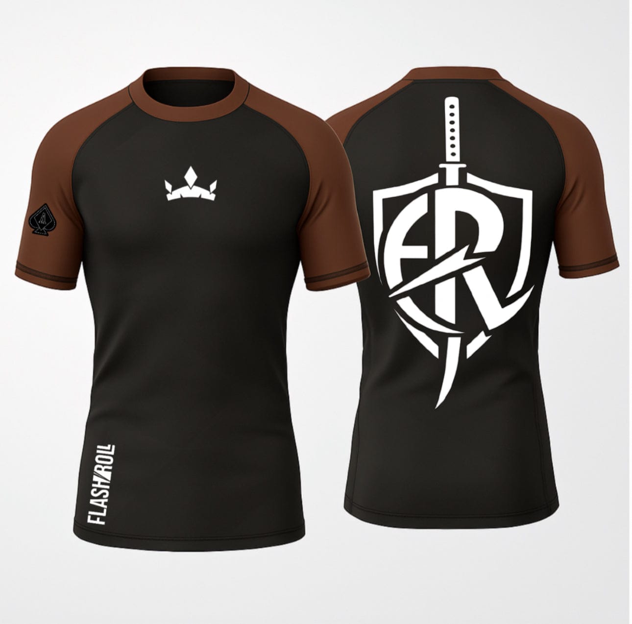 FLASH ROLL - RASHGUARD - MARRON