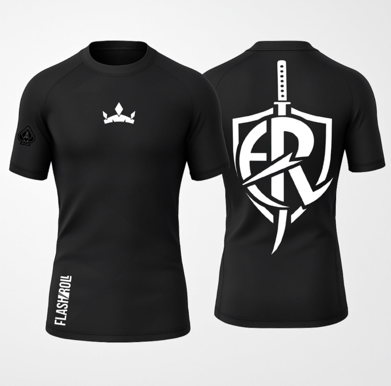 FLASH ROLL - RASHGUARD - NOIR