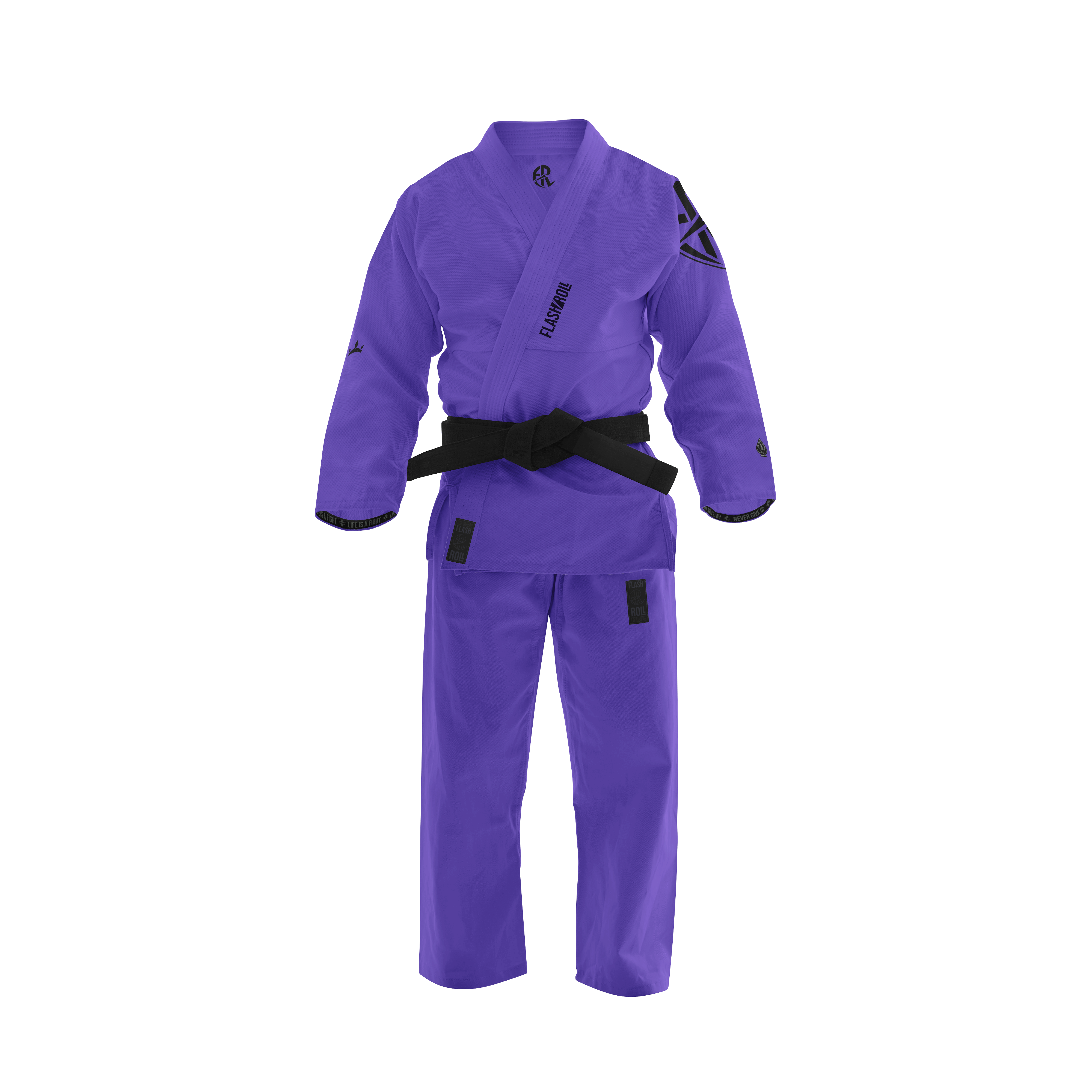 Kimono JJB original violet Flash Roll - vue de dos